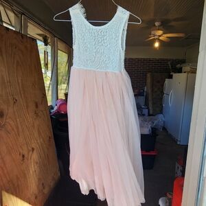 2Bunnies Girls Natural Dress